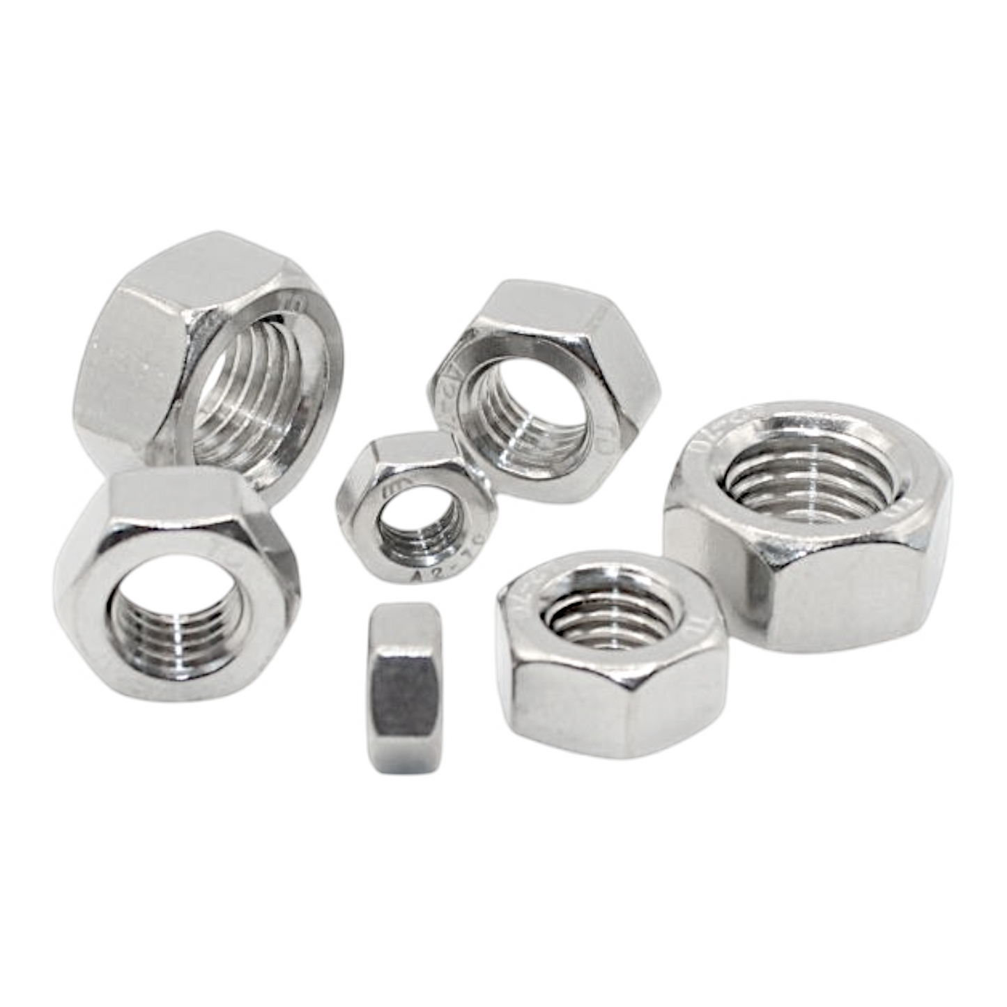 Mutter | Sechskantmutter | Feingewinde Standard DIN 934|ISO 4032 Edelstahl A2|V2A