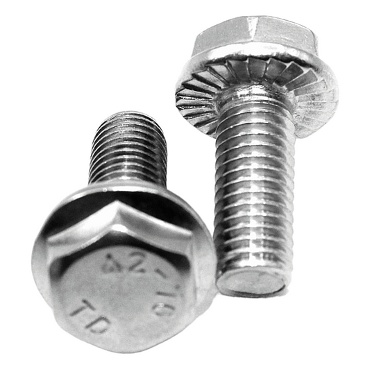 M5 M6 Sechskantschraube | Flanschschraube | Bundschraube | Bolzen ähnl. DIN 6921 mit Sperrverzahnung Edelstahl A2 V2A